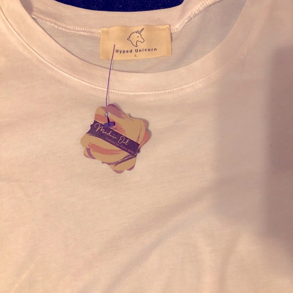 COPY - Round neck SS split side top - Picture 3 of 5